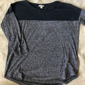 Gap Navy Quarter Length sleeve Top